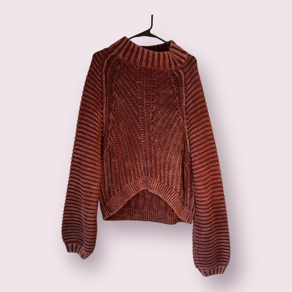 Free People Chunky Knit Sweater Size Large